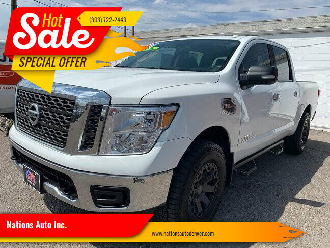 2017 nissan titan sv 4x4 for sale