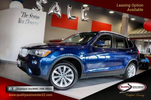 2017 BMW X3 for sale at Quality Auto Center of Springfield in Springfield NJ
