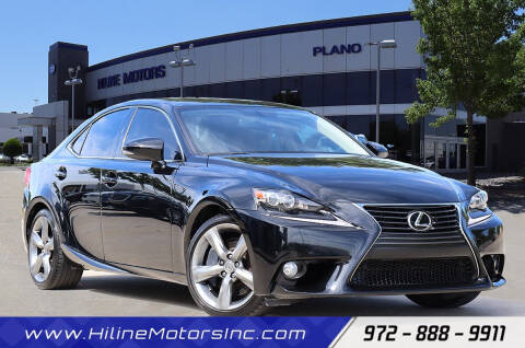 2014 Lexus IS 350 for sale at HILINE MOTORS in Plano TX