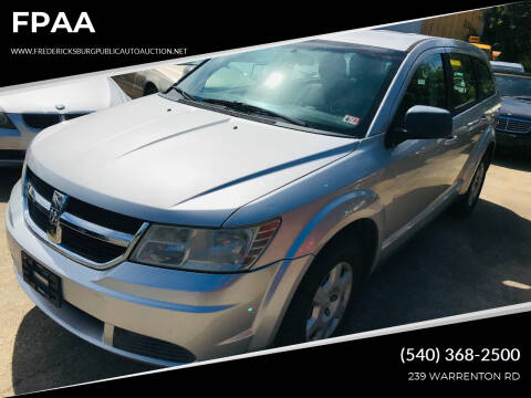 2009 Dodge Journey for sale at FPAA in Fredericksburg VA