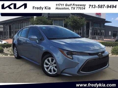 2021 Toyota Corolla for sale at FREDY CARS FOR LESS in Houston TX