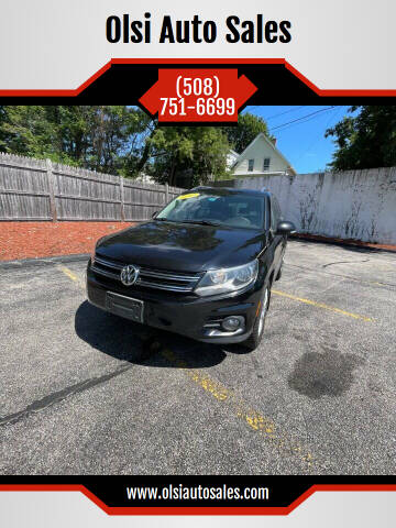 2013 Volkswagen Tiguan for sale at Olsi Auto Sales in Worcester MA