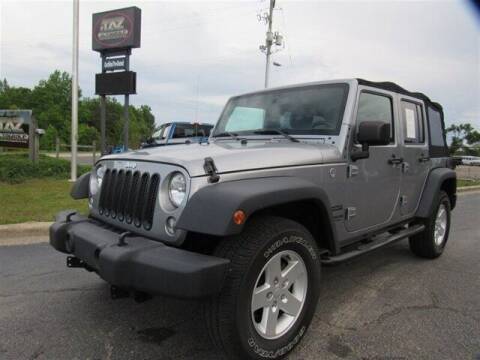 2017 Jeep Wrangler Unlimited for sale at J T Auto Group in Sanford NC