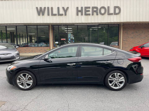 2017 Hyundai Elantra for sale at Willy Herold Automotive in Columbus GA