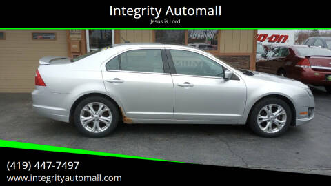 2012 Ford Fusion for sale at Integrity Automall in Tiffin OH