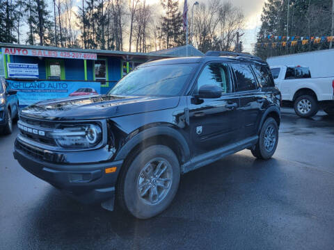 2023 Ford Bronco Sport for sale at HIGHLAND AUTO in Renton WA