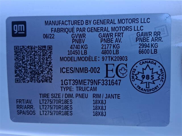 2022 GMC Sierra 2500HD SLE