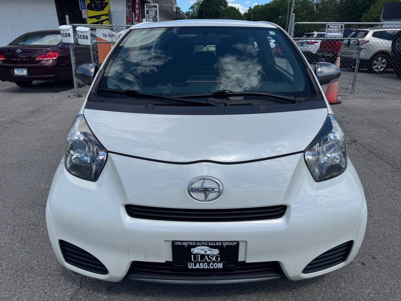 Silver 2012 Scion iQ Base 2dr Hatchback 2