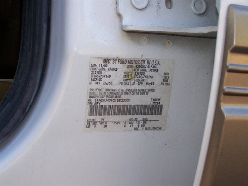 2001 Ford Excursion Limited