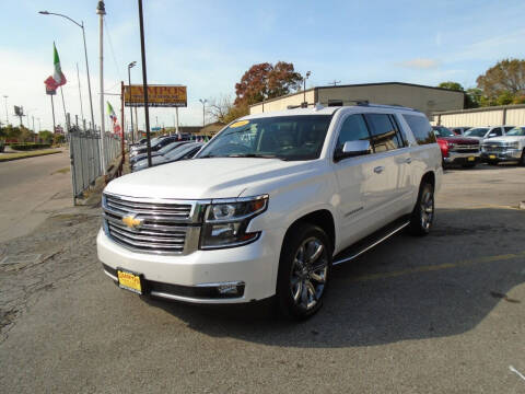 2016 Chevrolet Suburban for sale at Campos Trucks & SUVs, Inc. in Houston TX