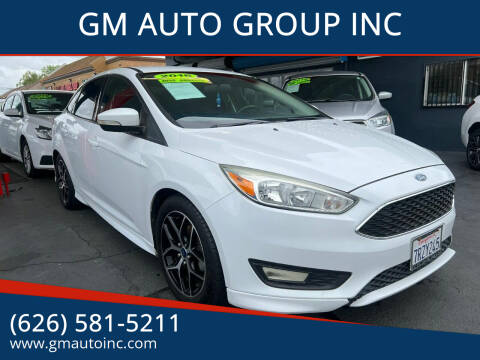 2016 Ford Focus for sale at GM AUTO GROUP INC in La Puente CA