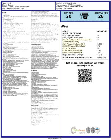 2022 Subaru Ascent Touring