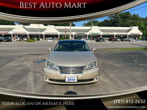 2010 Lexus ES 350 for sale at Best Auto Mart in Weymouth MA