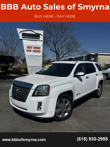 2015 GMC Terrain for sale at BBB Auto Sales of Smyrna in Smyrna TN