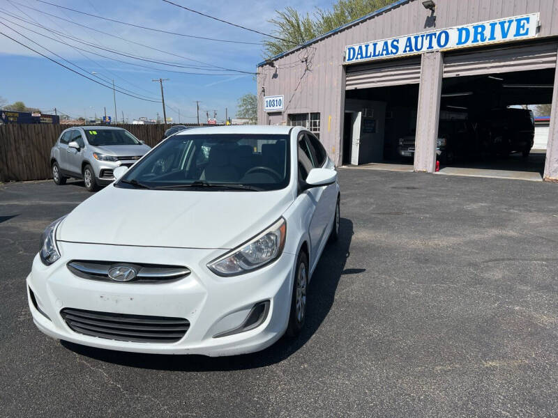 2016 Hyundai Accent for sale at Dallas Auto Drive in Dallas TX