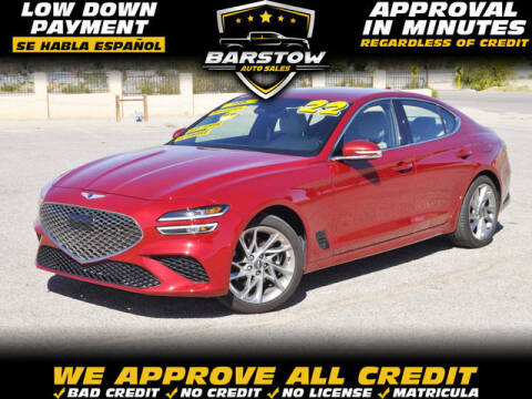 2022 Genesis G70 for sale at BARSTOW AUTO SALES in Barstow CA