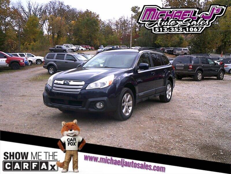 2013 Subaru Outback for sale at MICHAEL J'S AUTO SALES in Cleves OH