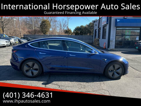2018 Tesla Model 3 for sale at International Horsepower Auto Sales in Warwick RI