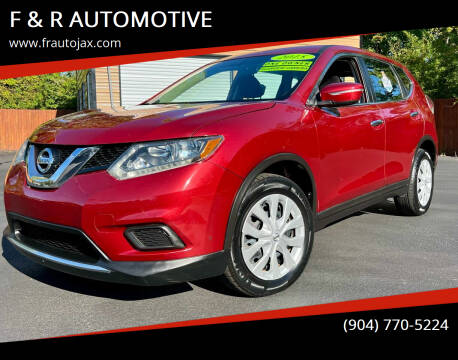 2015 Nissan Rogue for sale at F & R AUTOMOTIVE in Jacksonville FL