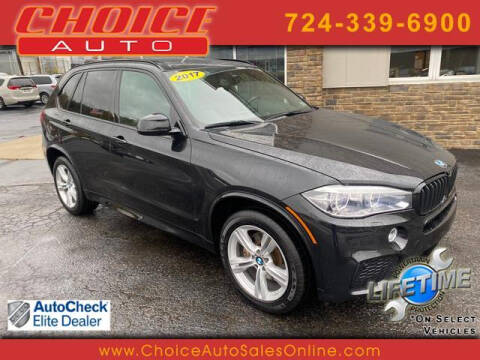 2017 BMW X5 for sale at CHOICE AUTO SALES in Murrysville PA