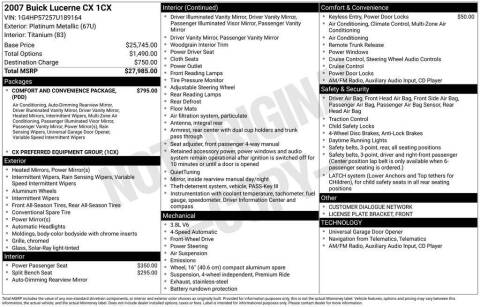 2007 Buick Lucerne CX