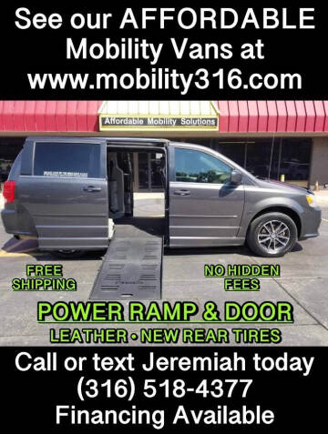 2017 Dodge Grand Caravan for sale at Affordable Mobility Solutions, LLC - Mobility/Wheelchair Accessible Inventory-Wichita in Wichita KS