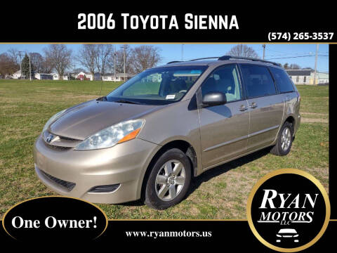 2006 Toyota Sienna for sale at Ryan Motors LLC in Warsaw IN