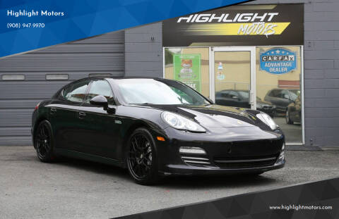 2012 Porsche Panamera for sale at Highlight Motors in Linden NJ