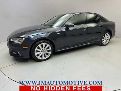 2018 Audi A4 for sale at J & M Automotive in Naugatuck CT