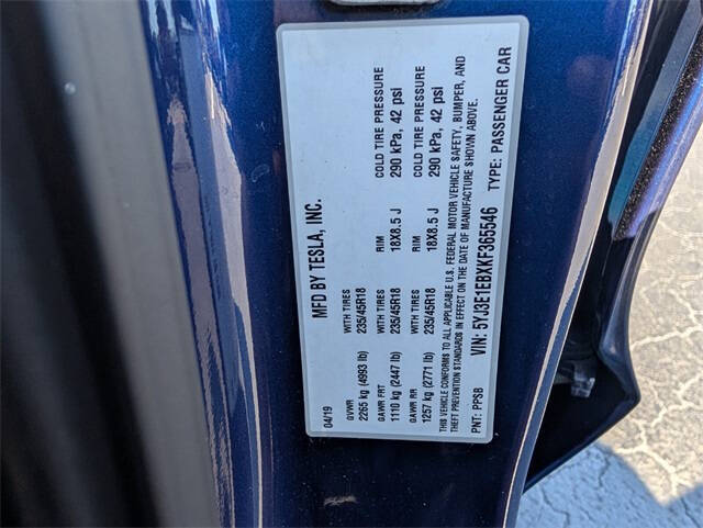 2019 Tesla Model 3 Long Range