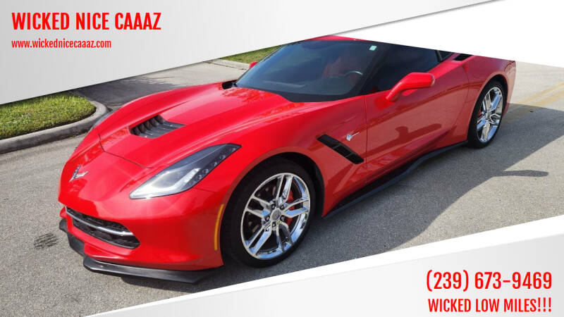 2019 Chevrolet Corvette for sale at WICKED NICE CAAAZ in Cape Coral FL