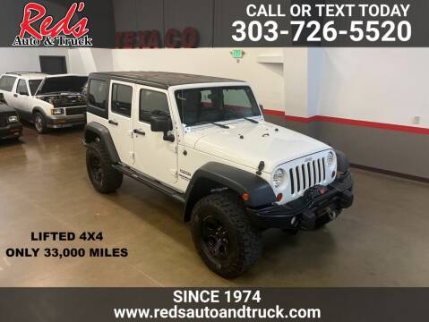 2013 Jeep Wrangler Unlimited for sale at Red's Auto and Truck in Longmont CO