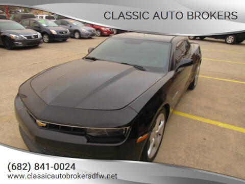 2015 Chevrolet Camaro for sale at Classic Auto Brokers in Haltom City TX