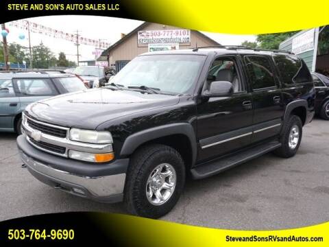 2003 Chevrolet Suburban for sale at Steve & Sons Auto Sales in Happy Valley OR