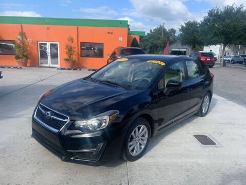 2015 Subaru Impreza for sale at Galaxy Auto Service, Inc. in Orlando FL