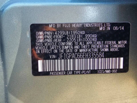 2014 Subaru Impreza 2.0i Premium