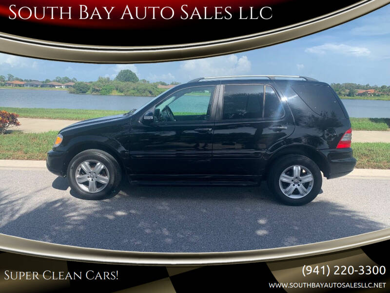 2005 Mercedes-Benz M-Class for sale at South Bay Auto Sales llc in Nokomis FL