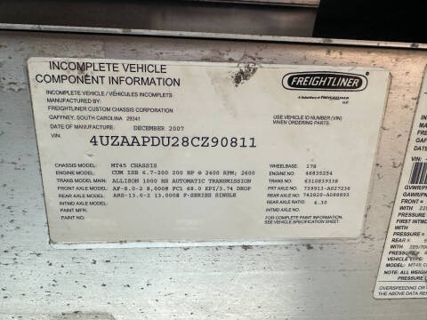 2008 Freightliner MT45 Chassis