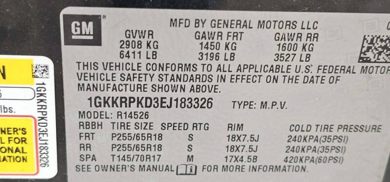 2014 GMC Acadia SLE-2