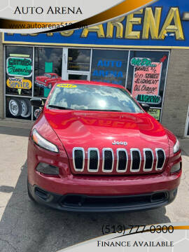 2017 Jeep Cherokee for sale at Auto Arena in Fairfield OH