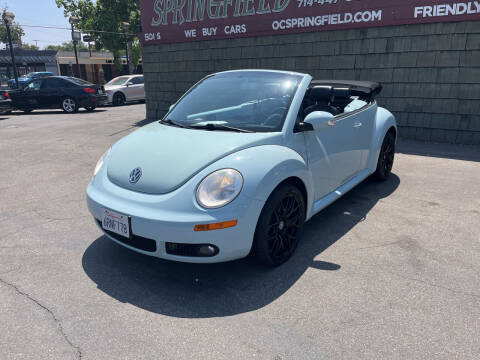 2006 Volkswagen New Beetle Convertible for sale at SPRINGFIELD BROTHERS LLC in Fullerton CA