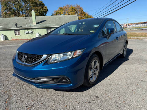 2015 Honda Civic for sale at Prime Dealz Auto in Winchester VA