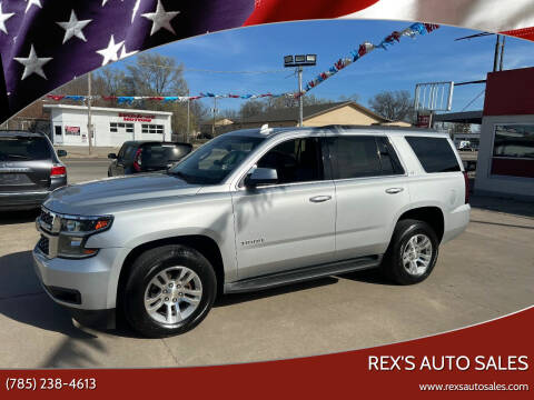 2016 Chevrolet Tahoe for sale at Rex's Auto Sales in Junction City KS