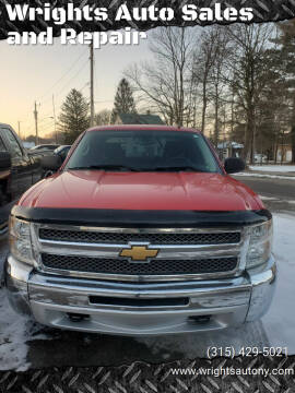 2012 Chevrolet Silverado 1500 for sale at Wrights Auto Sales and Repair in Dolgeville NY