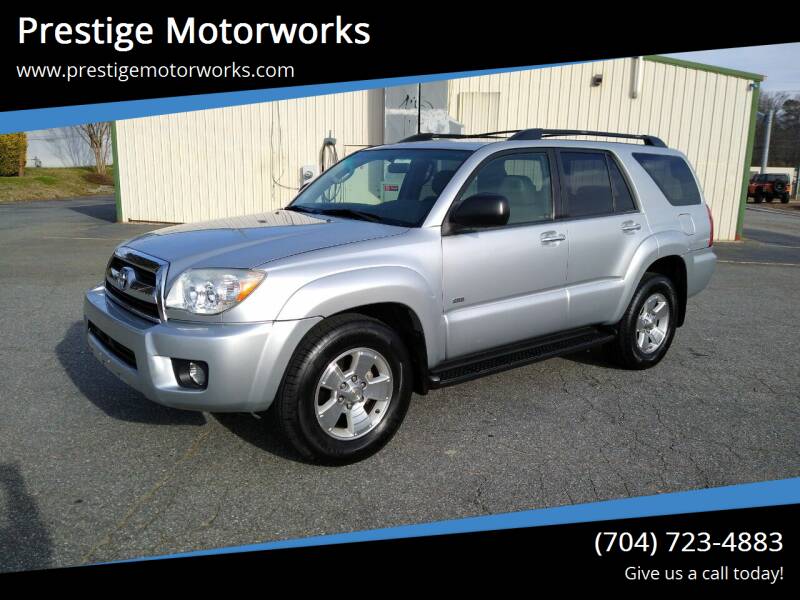 2007 Toyota 4Runner for sale at Prestige Motorworks in Concord NC
