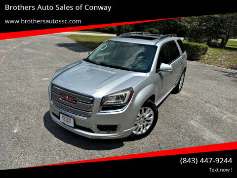 2015 GMC Acadia for sale at Brothers Auto Sales of Conway in Conway SC