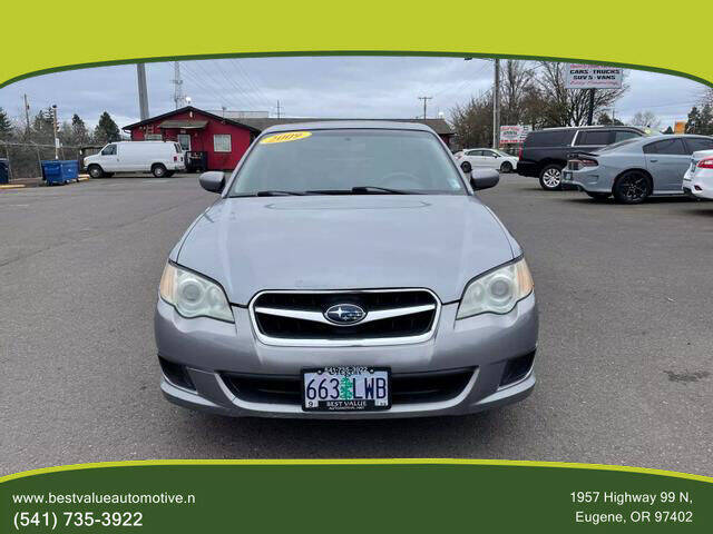 2009 Subaru Legacy for sale at Best Value Automotive in Eugene OR