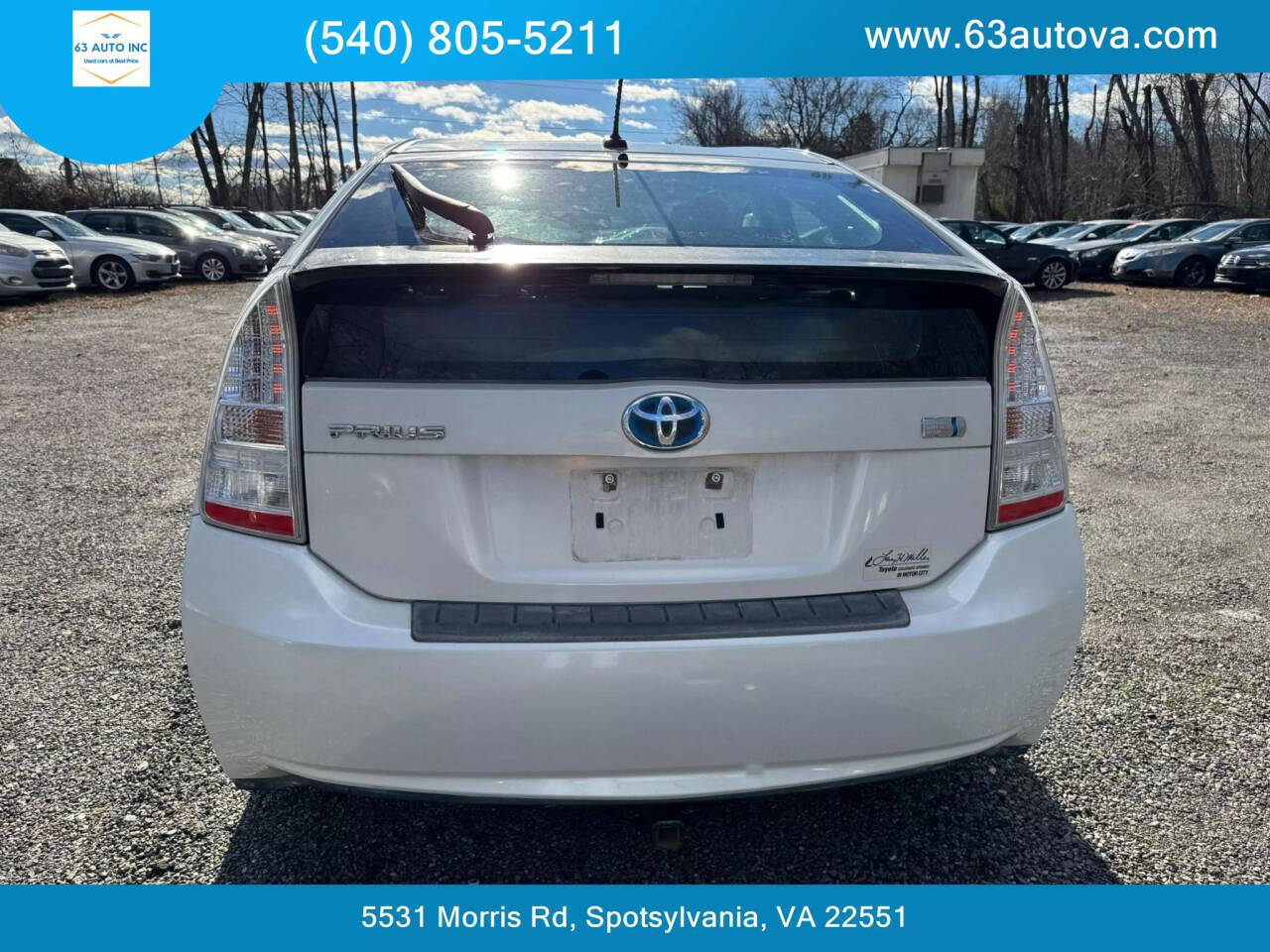 2010 Toyota Prius for sale at 63 Auto Inc in Spotsylvania, VA