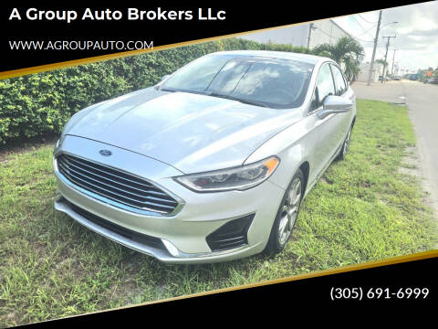 2019 Ford Fusion for sale at A Group Auto Brokers LLc in Opa-Locka FL