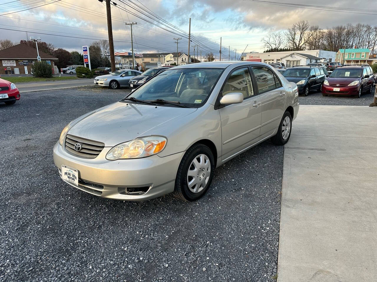 2004 Toyota Corolla for sale at PEAK VIEW MOTORS in Mount Crawford, VA